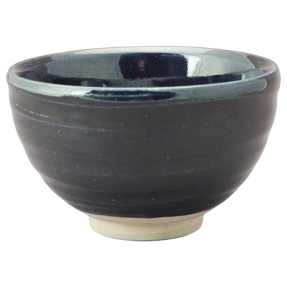 Dunkelblaue glänzende Matchaschale by Moses Tee Shop -- matcha product image