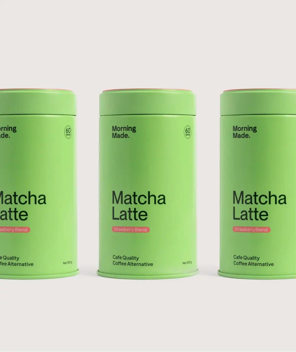 Strawberry Matcha Latte (3 Pack) by Morning Made -- matcha product image