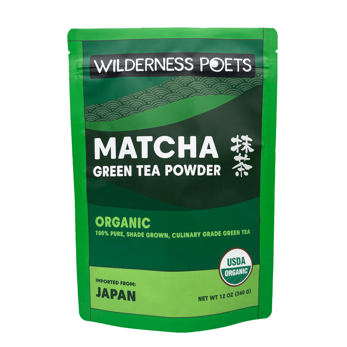 Culinary Grade Matcha Green Tea Powder - Organic by Wilderness Poets