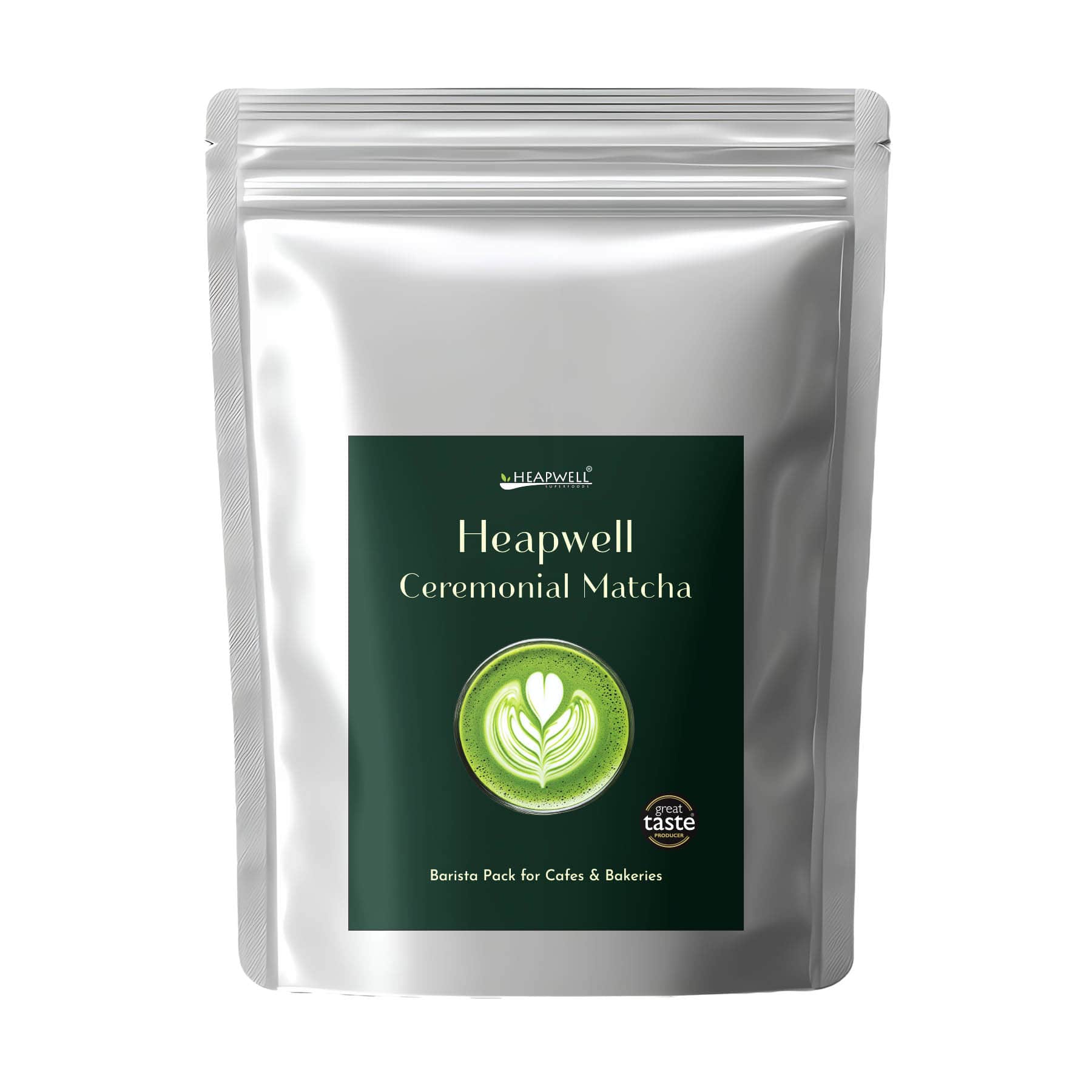 AA Ceremonial Grade Matcha 250g (9oz) Barista Bulk Pack by Heapwellsuperfoods