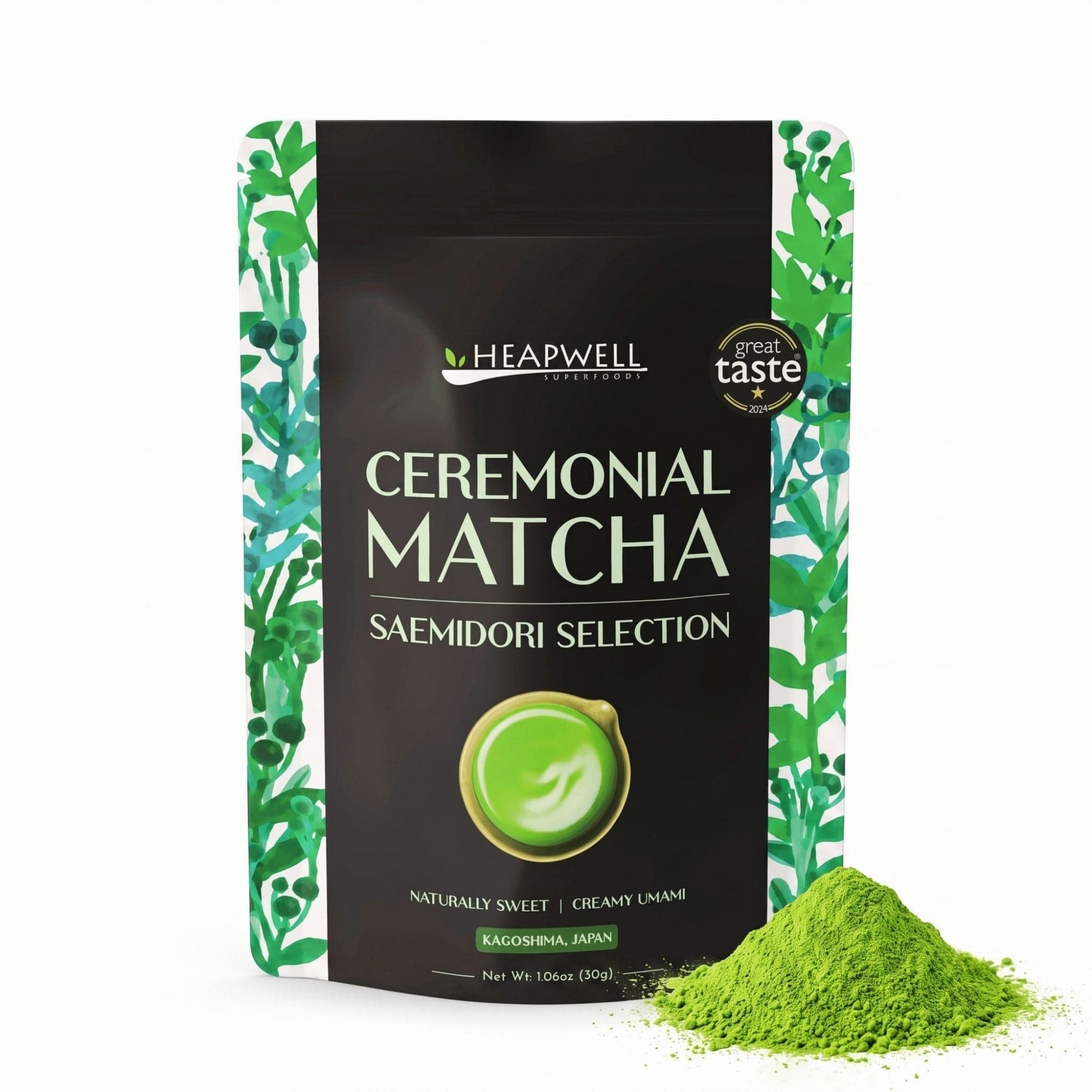 Saemidori First Harvest Matcha 30g by Heapwellsuperfoods -- matcha product image