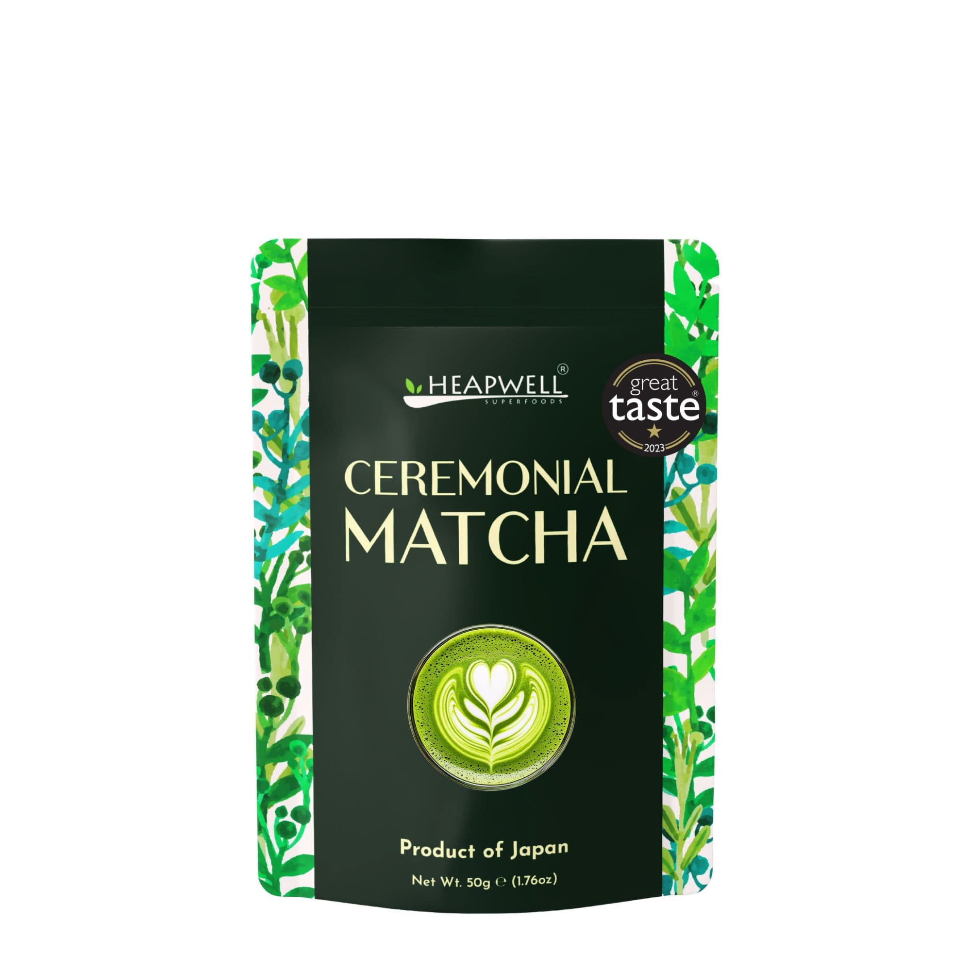 Ceremonial A Grade Matcha 50g (1.76oz) by Heapwellsuperfoods