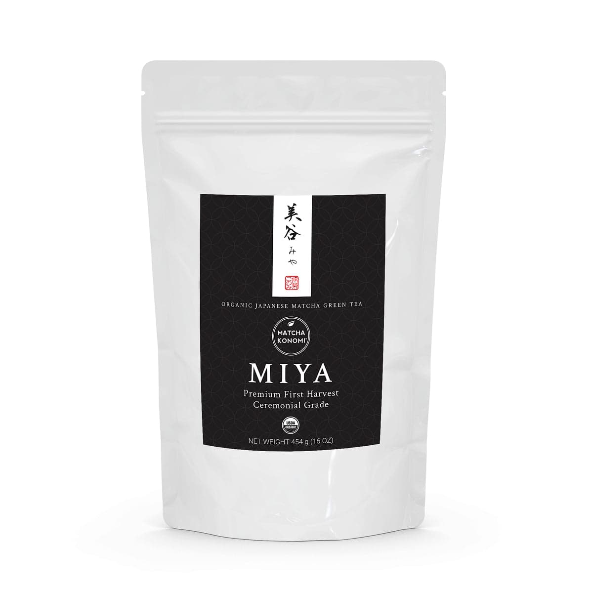 Miya Organic Ceremonial Matcha 1lb bag (Discounted) by Matcha Konomi Llc -- matcha product image