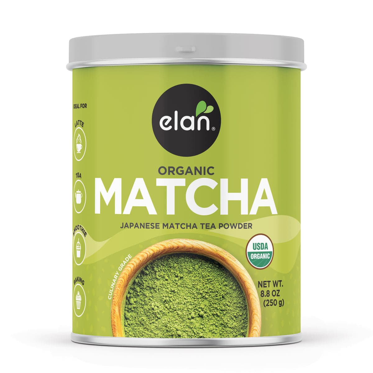 Organic Matcha Tea Powder by Elan -- matcha product image