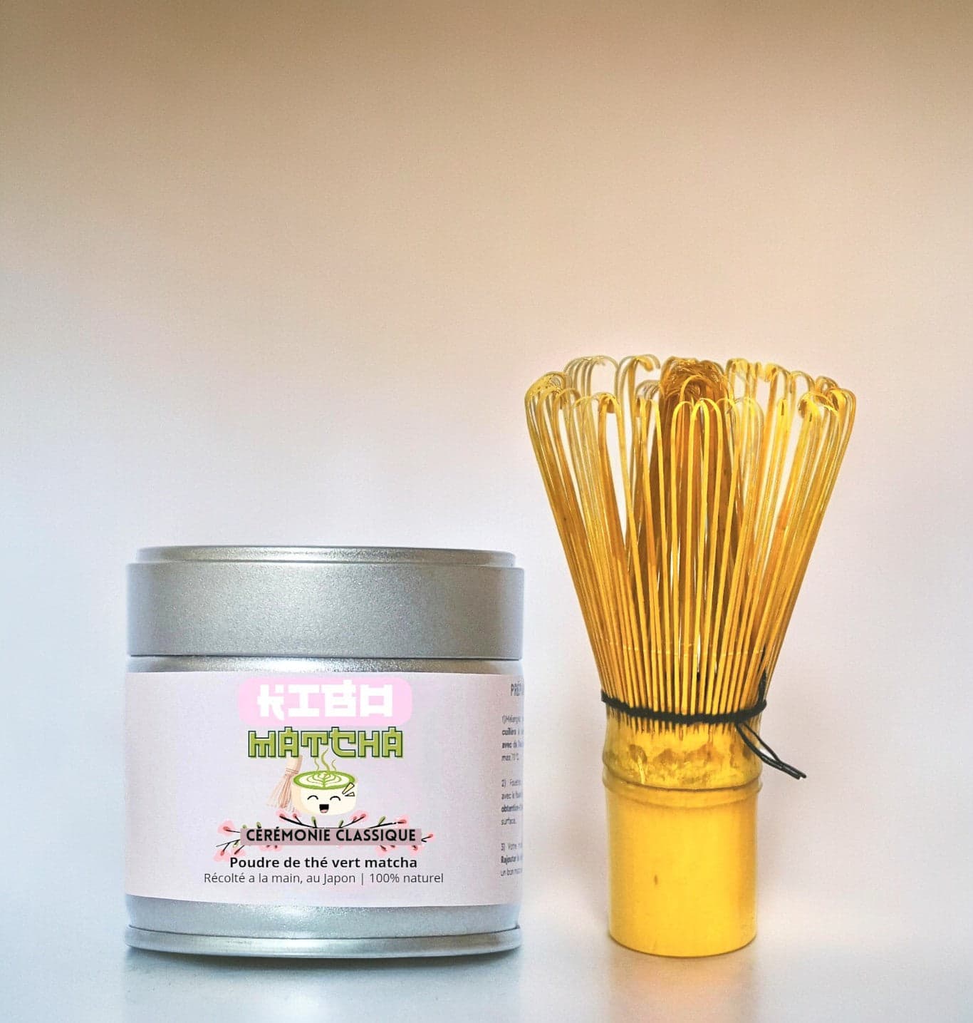 Coffret matcha | fouet bambou - cérémonie classique bio by Kibomatcha