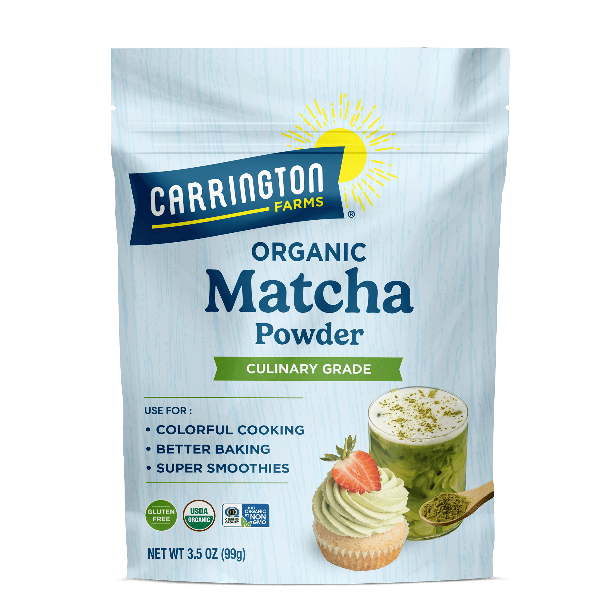Organic Matcha Powder by Carrington Farms -- matcha product image