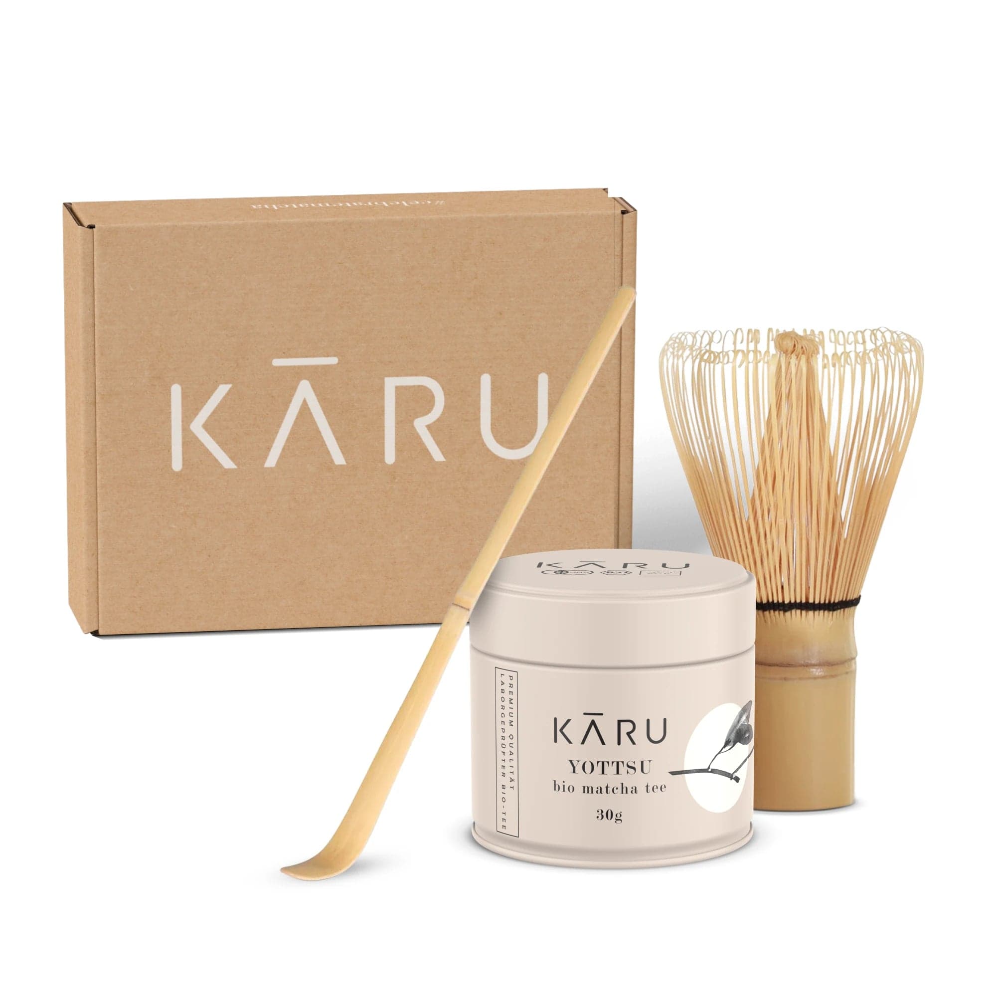 Bio Matcha Yottsu Mini-Set by Matcha Karu -- matcha product image