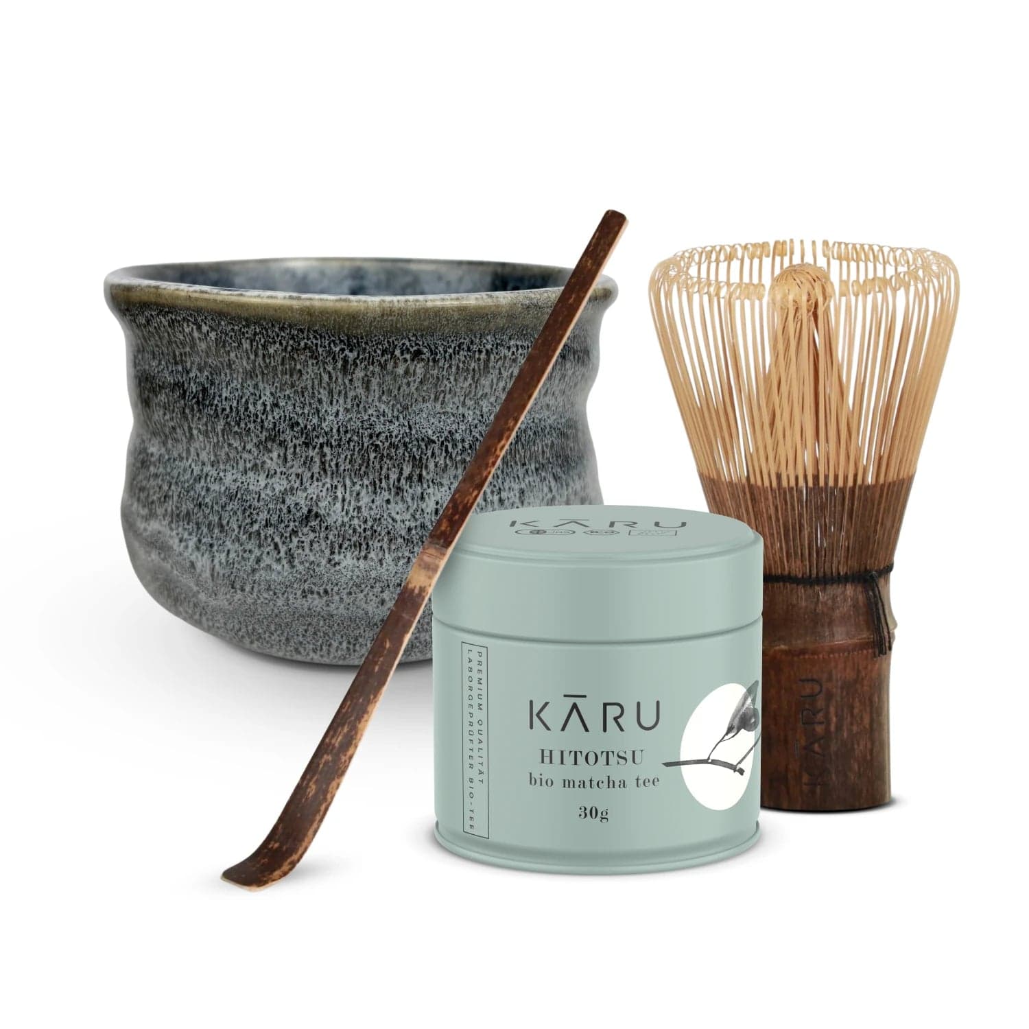 Set di matcha biologico Hitotsu | Seiryū (blu-grigio) by Matcha Karu -- matcha product image