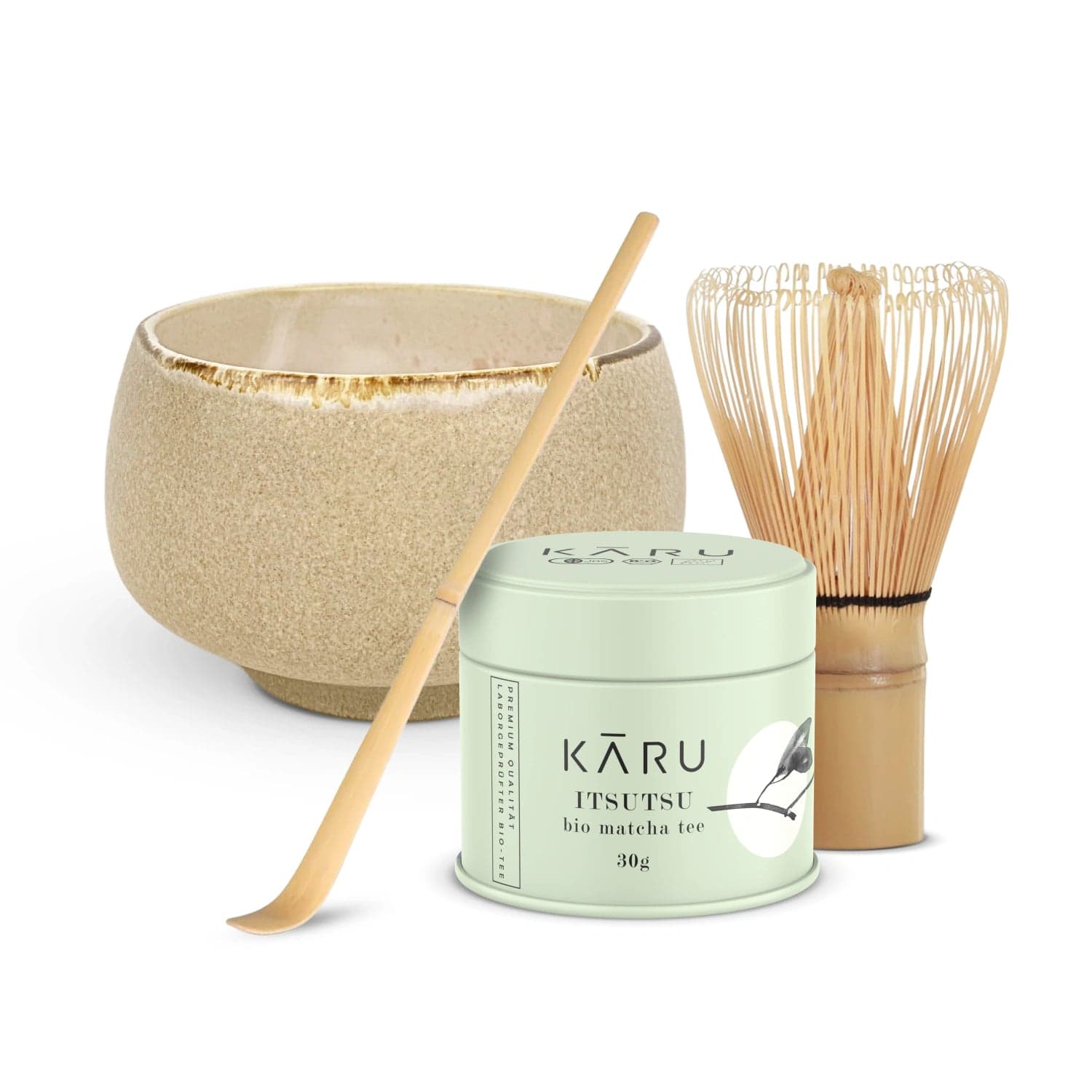 Set di Matcha biologico Itsutsu | Kohaku (rosa) by Matcha Karu -- matcha product image