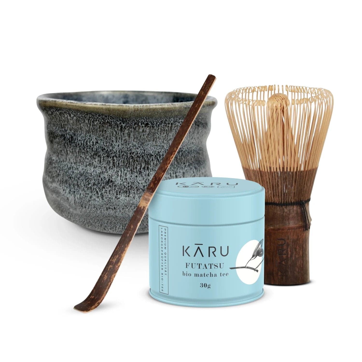 Set Matcha biologico Futatsu | Seiryū (blu-grigio) by Matcha Karu -- matcha product image