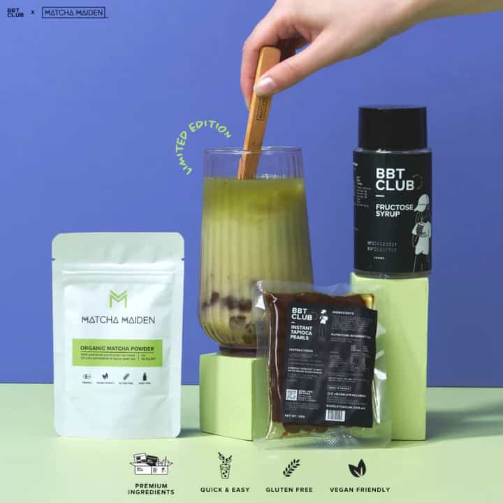 Matcha Maiden X BBT Club Matcha Milk Tea Kit by Matcha Maiden -- matcha product image