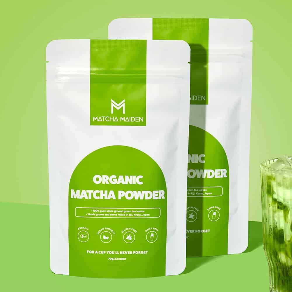 Organic Matcha Powder - 70g x 2 - Matcha Maiden by Matcha Maiden -- matcha product image