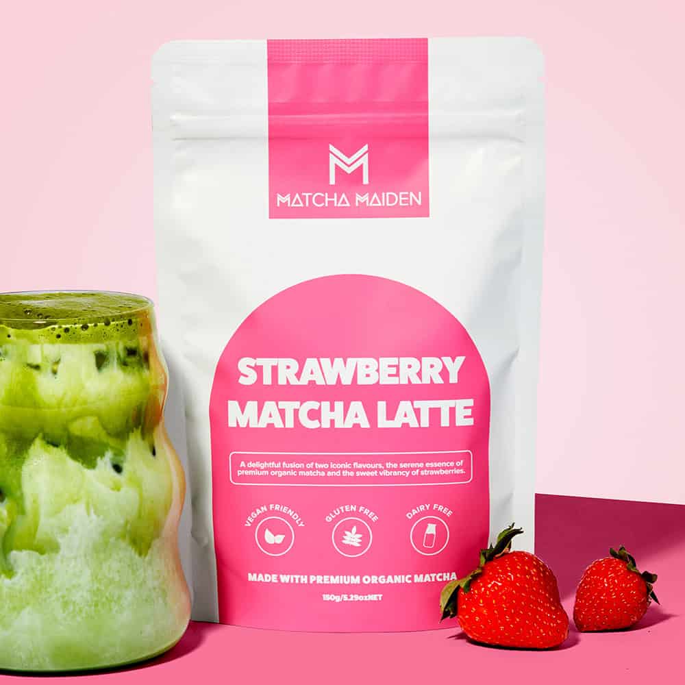 Strawberry Matcha Latte - Matcha Maiden by Matcha Maiden