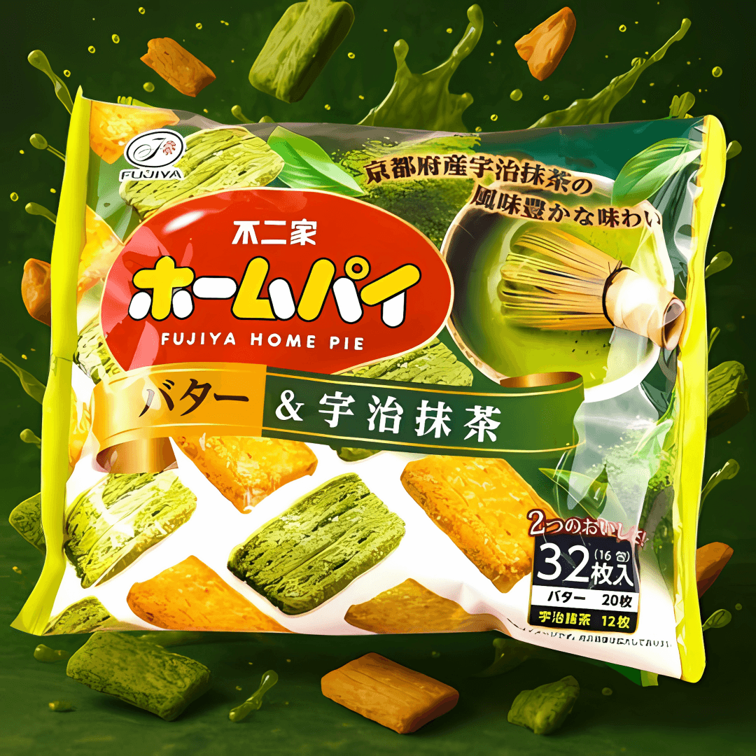 Fujiya Butter & Matcha Latte Home Pie — Soku by Ujien