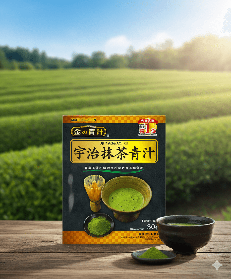 Golden Aojiru Uji Matcha (30 packets) — Soku by Ujien -- matcha product image