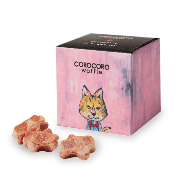 Korokoro Cube Strawberry Waffle Cookies — Soku by Ujien -- matcha product image