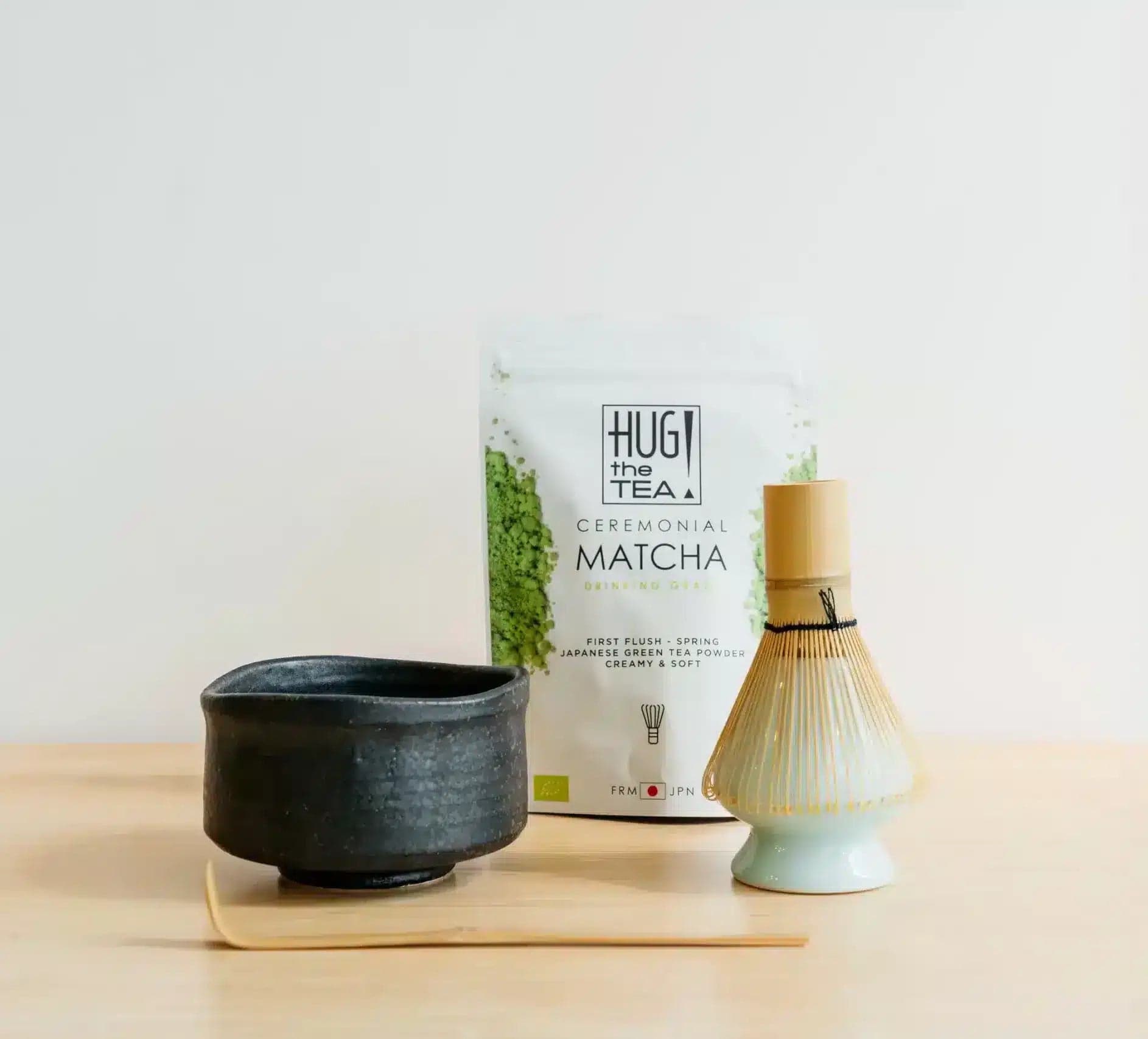 SET MATCHA NOIR – Matcha de haute qualité by Hugthetea