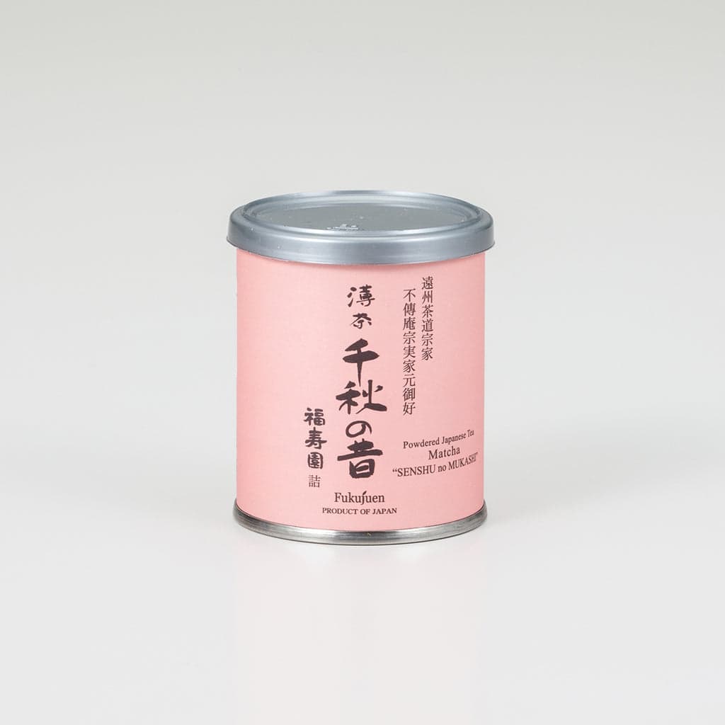Powdered Japanese tea Matcha "Senshu no Mukashi " - 40g can by Fukujuen
