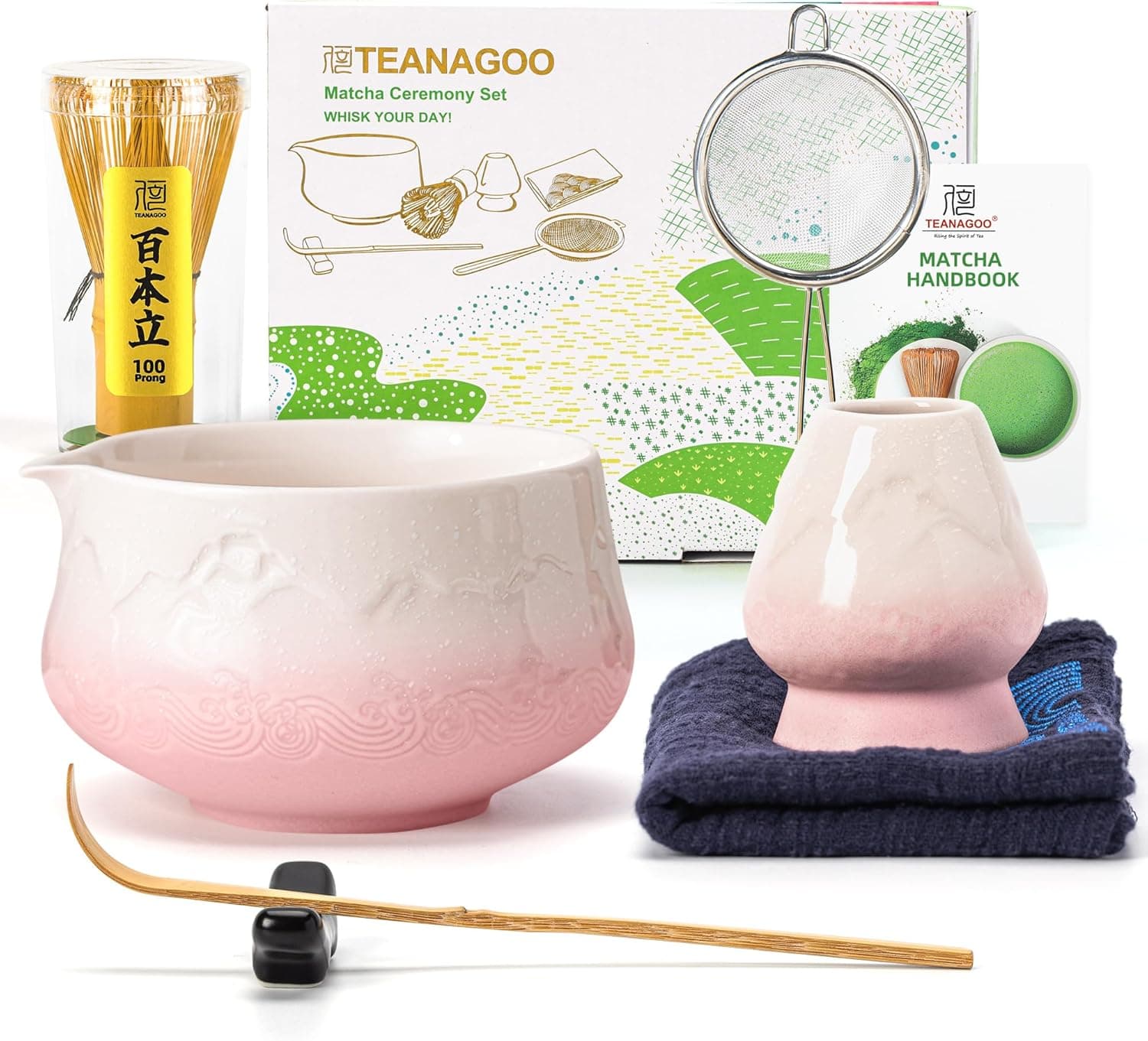 Kit Matcha - Rosado y Blanco - 7 piezas by You Mrket