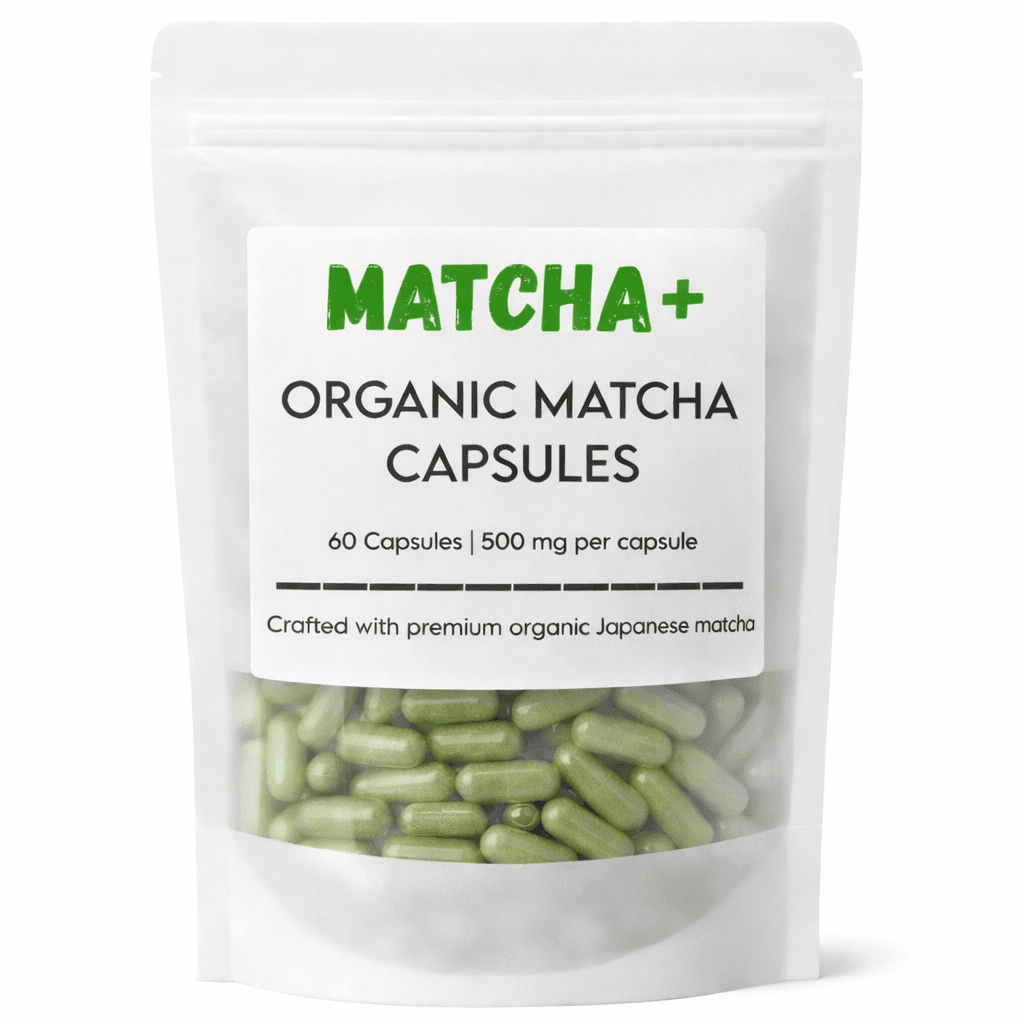 Organic Matcha Green Tea Capsules by Matchaplus -- matcha product image