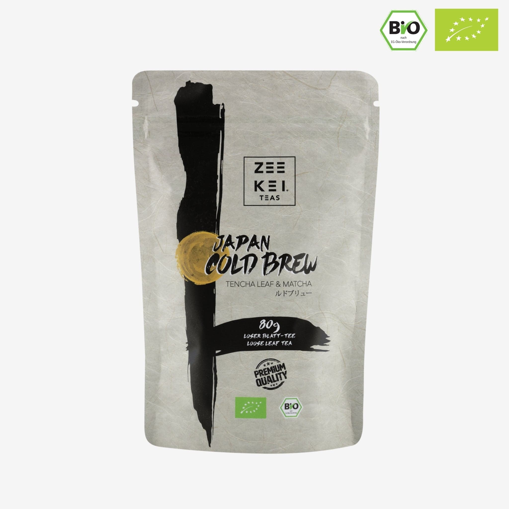 COLD BREW TEE (TENCHA + MATCHA) by Matcha Magic -- matcha product image
