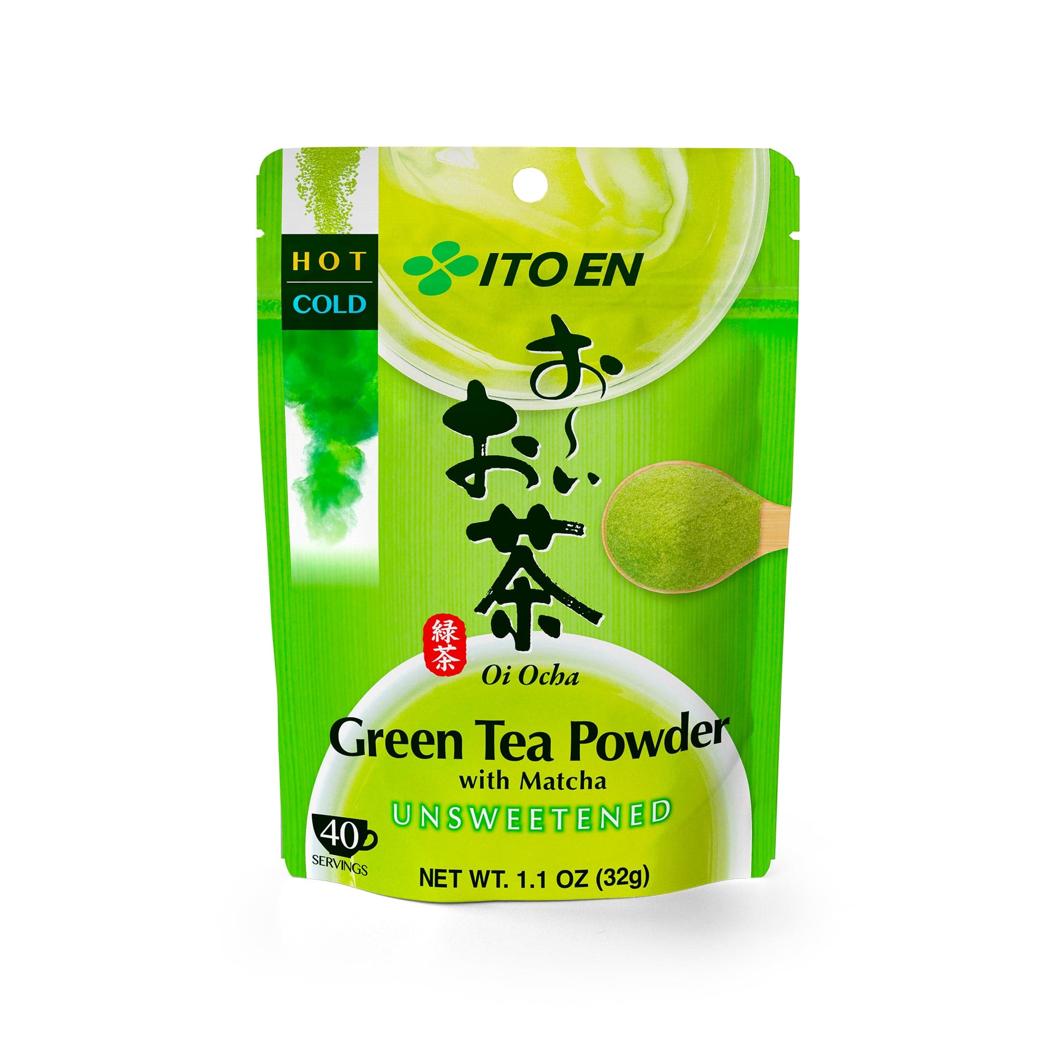 Green Tea Powder with Matcha by ITO EN -- matcha product image