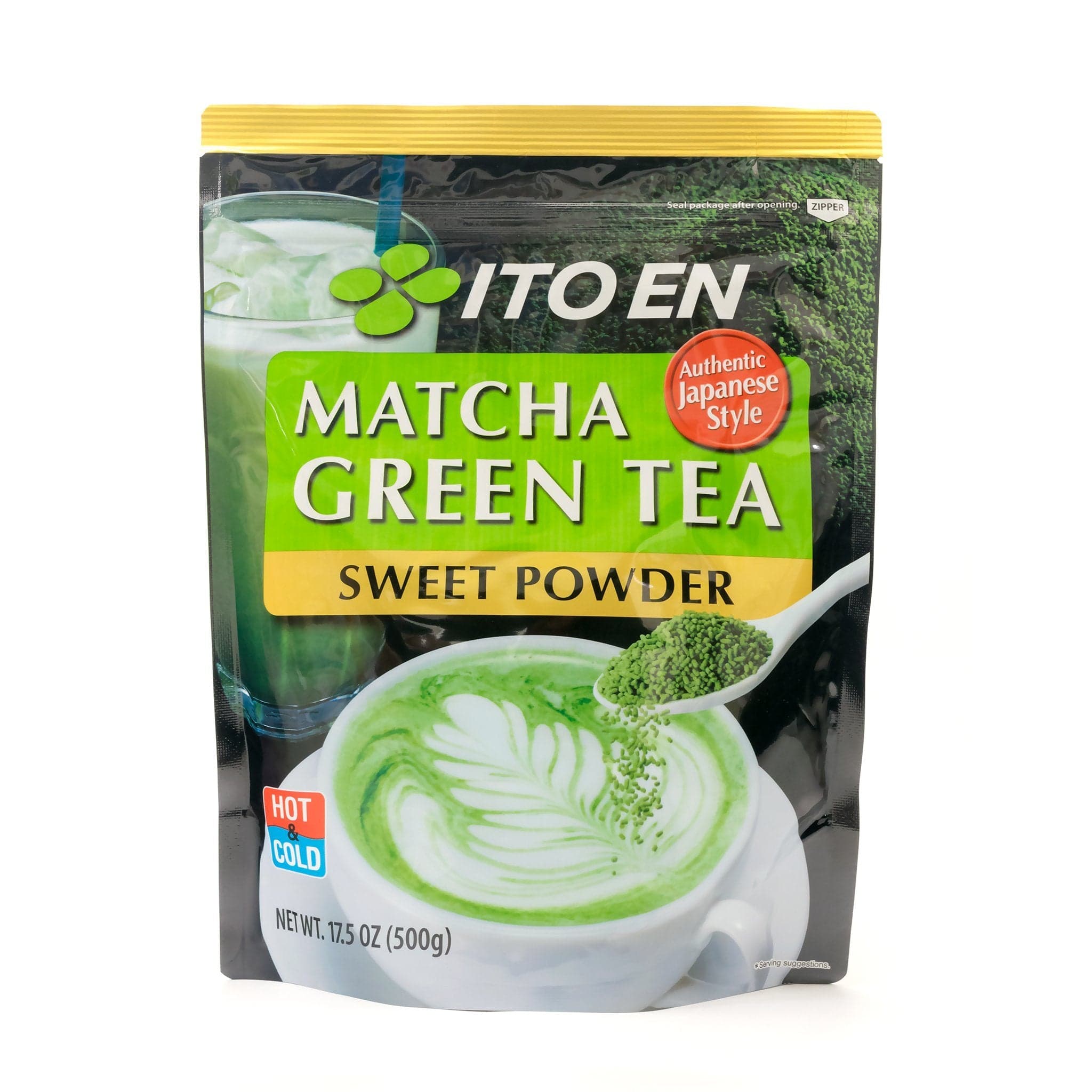 Matcha Green Tea Sweet Powder Bag by ITO EN -- matcha product image