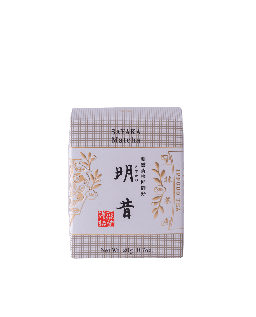 抹茶 明昔(さやかのむかし)20g箱 by Ippodo Tea -- matcha product image