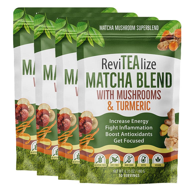 FAMILY & FRIENDS BUNDLE of Matcha Super Blend (120 Servings) by Revitealize -- matcha product image