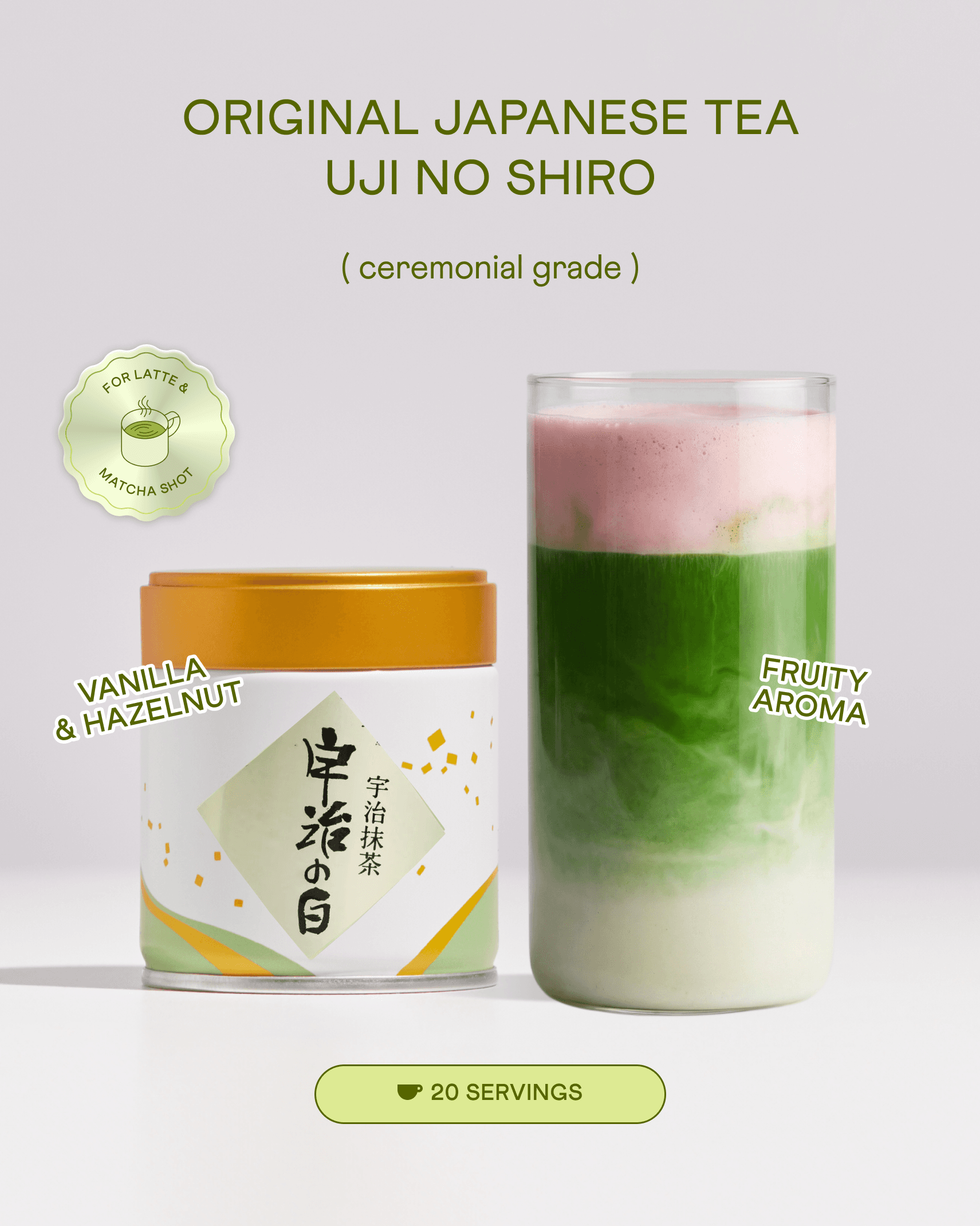 Ceremonial Matcha Uji-no-Shiro, 40 g (Yanoen) by Matchaforest-Tea -- matcha product image