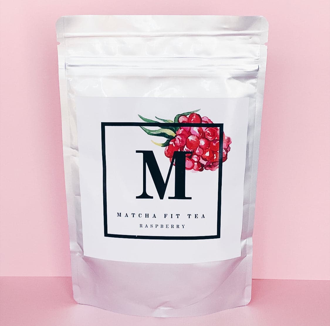 Organic Raspberry Matcha Green Tea Powder by Matcha Fit Tea