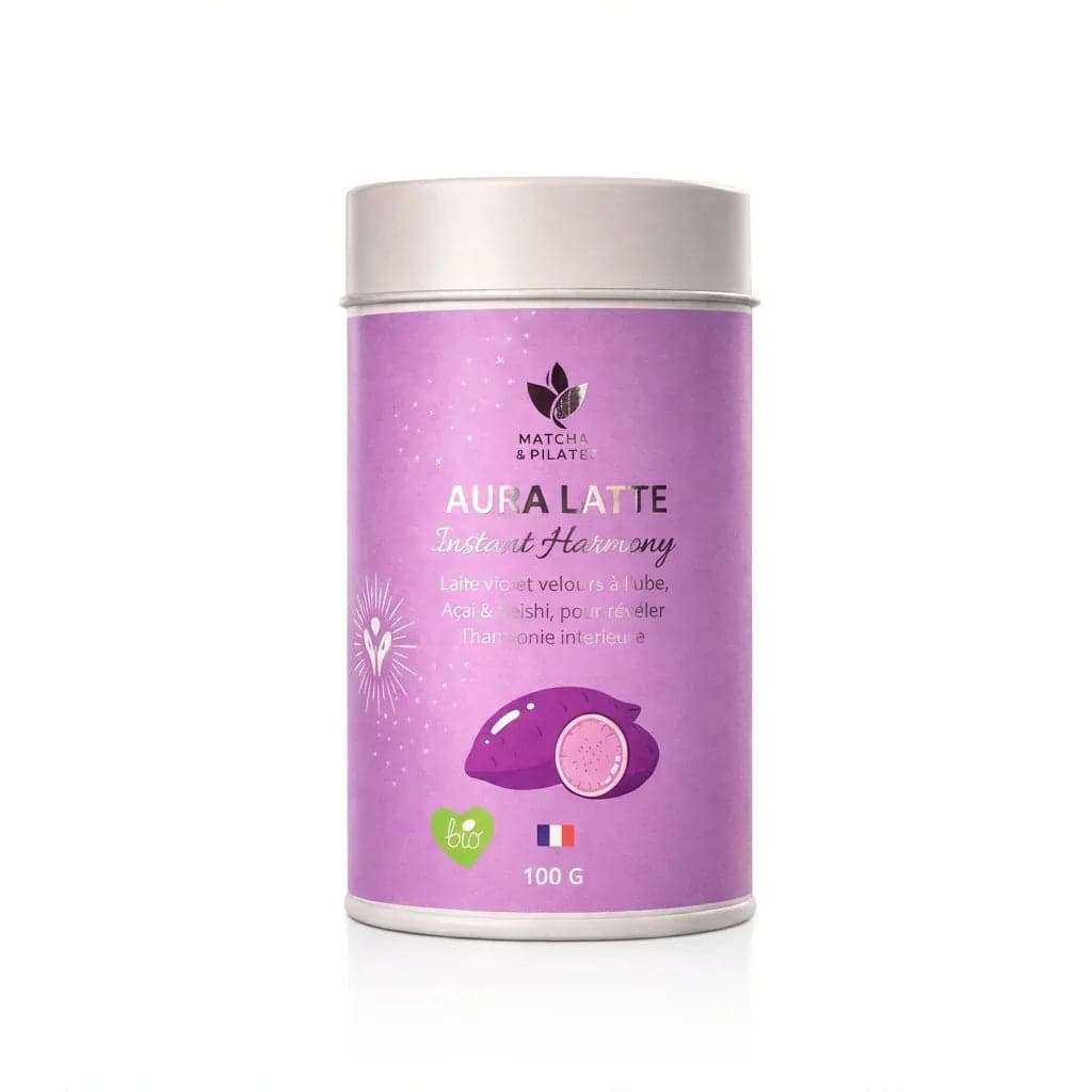 Aura Latte Ube – Latte Violet Bio à l'Igname Violette | Matcha & Pilates by Matchandpilates