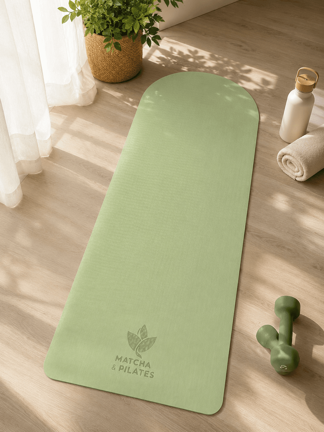 Tapis de Yoga Antidérapant Confort Premium – Matcha & Pilates by Matchandpilates