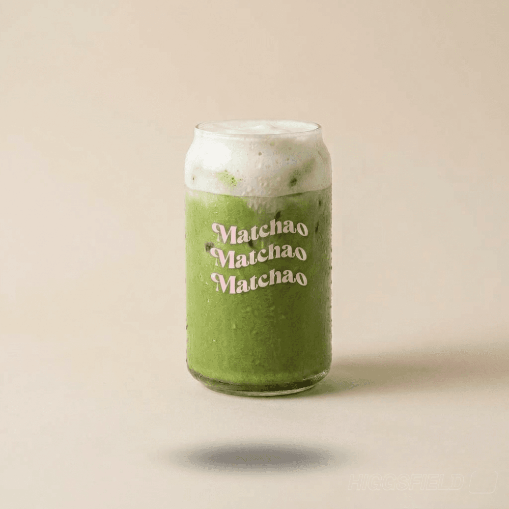Verre Matcha Latte (550ml) by Matchao -- matcha product image