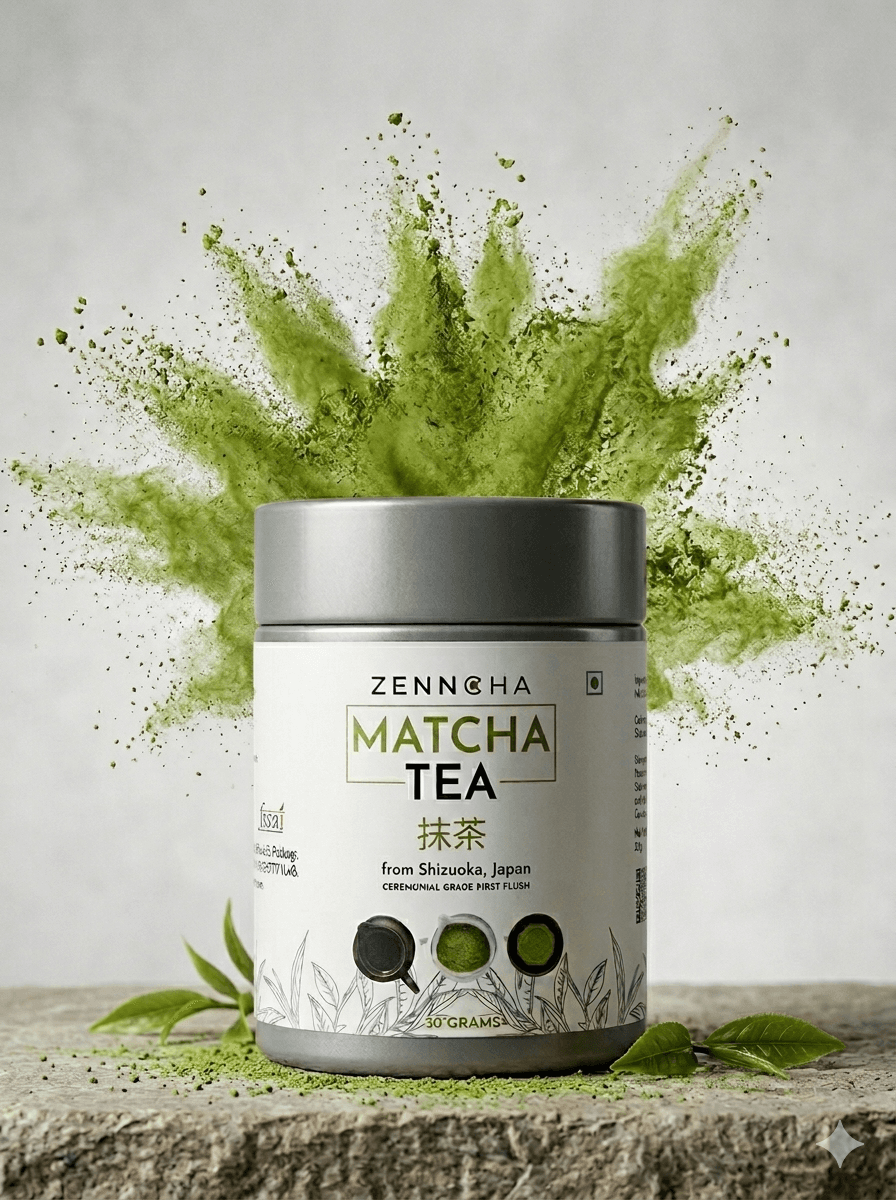Zenncha Japanese Matcha Tea Powder Ceremonial Grade 50 grams by Zenncha -- matcha product image