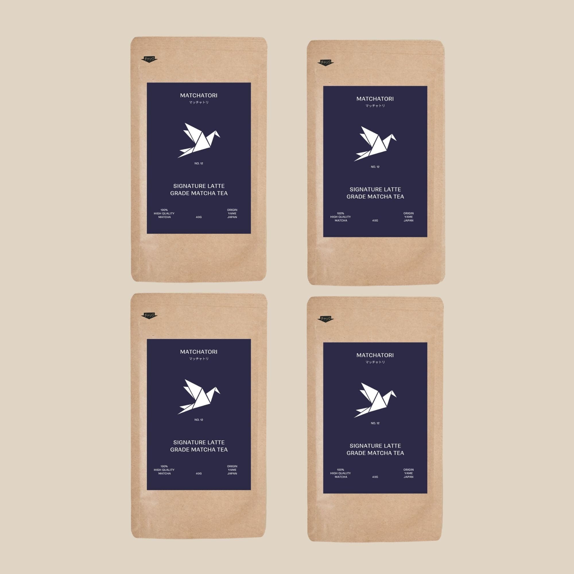 4x Signature Latte Grade Matcha by Matchatori -- matcha product image