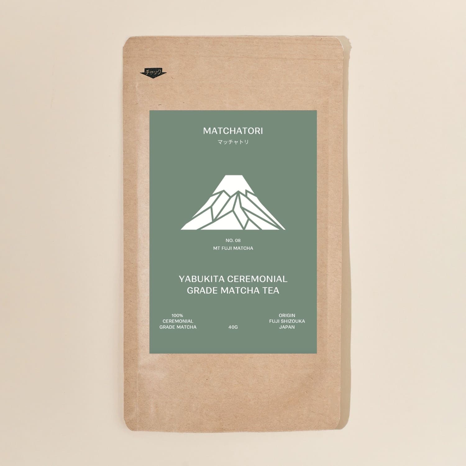 No. 8 Yabukita Ceremonial Grade Matcha 40g by Matchatori -- matcha product image