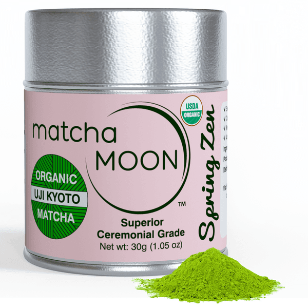 "Spring Zen" Superior Organic Ceremonial Grade Matcha Green Tea Powder by Matcha Moon