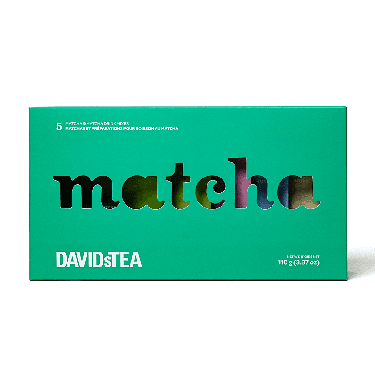 Matcha Classics 5 Tea Sampler by DAVIDsTEA -- matcha product image