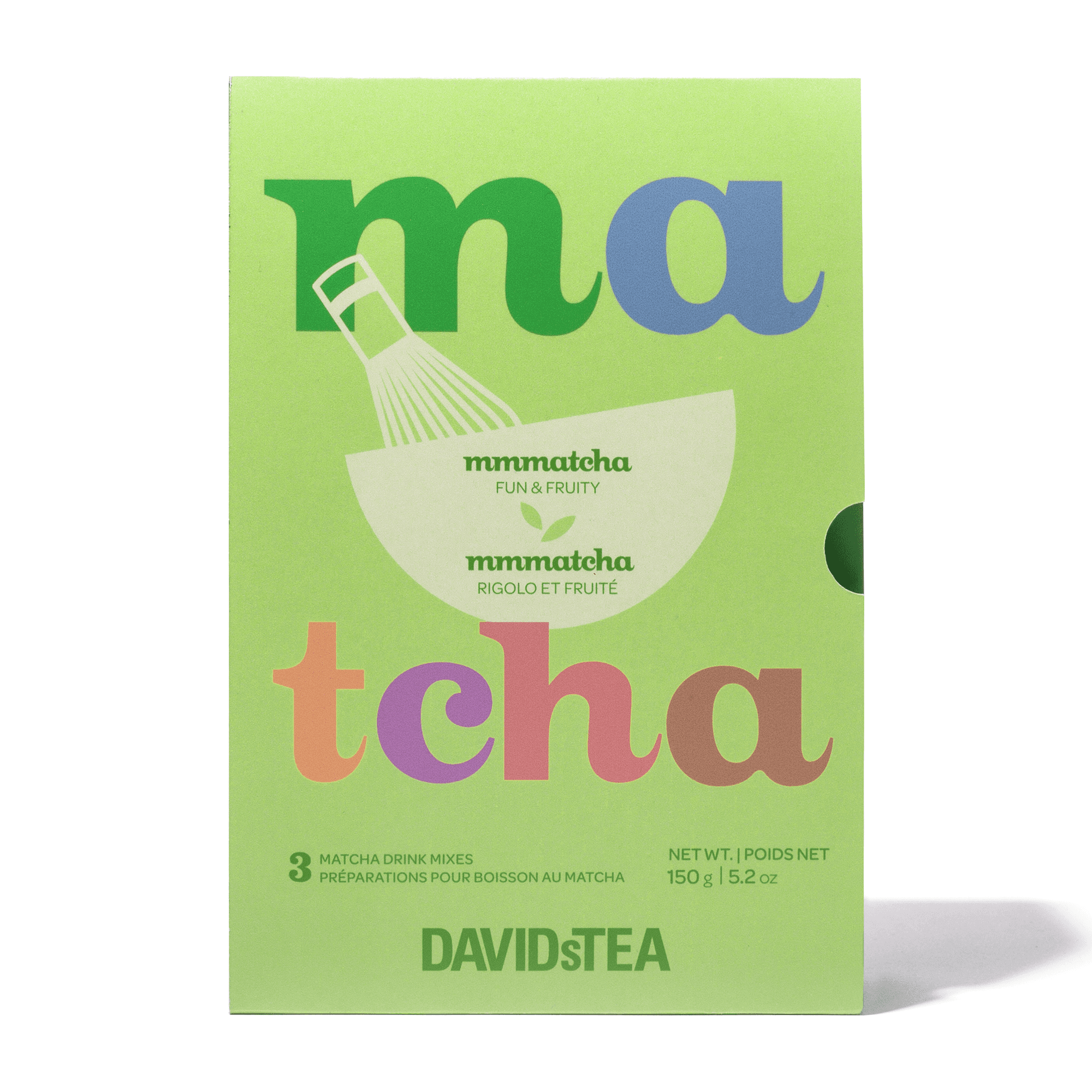 mmmatcha 3 tea sampler by DAVIDsTEA -- matcha product image