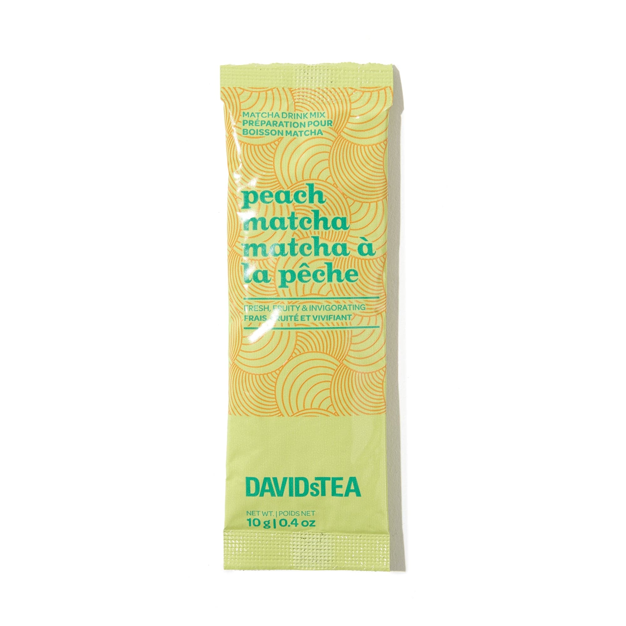 Peach Matcha Single Serves Pack of 48 by DAVIDsTEA -- matcha product image