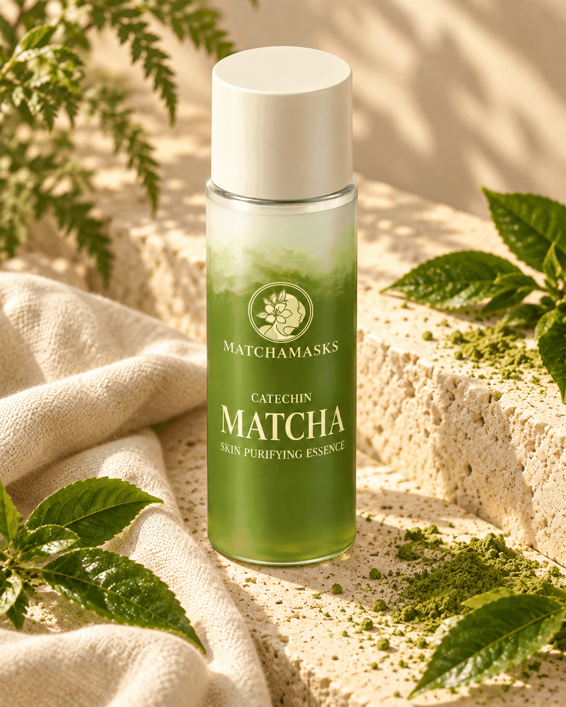 Matcha purifying catechin essence by Matchamaskscheckout -- matcha product image