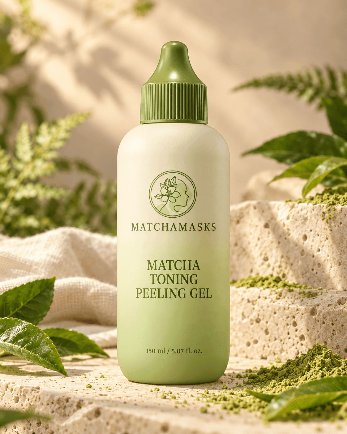 Matcha Toning Peeling Gel by Matchamaskscheckout -- matcha product image