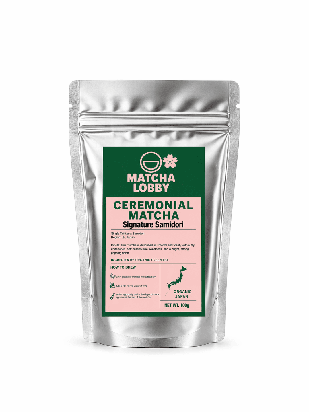 Samidori Matcha - Single Origin First Flush Organic 100g by Matchalobby
