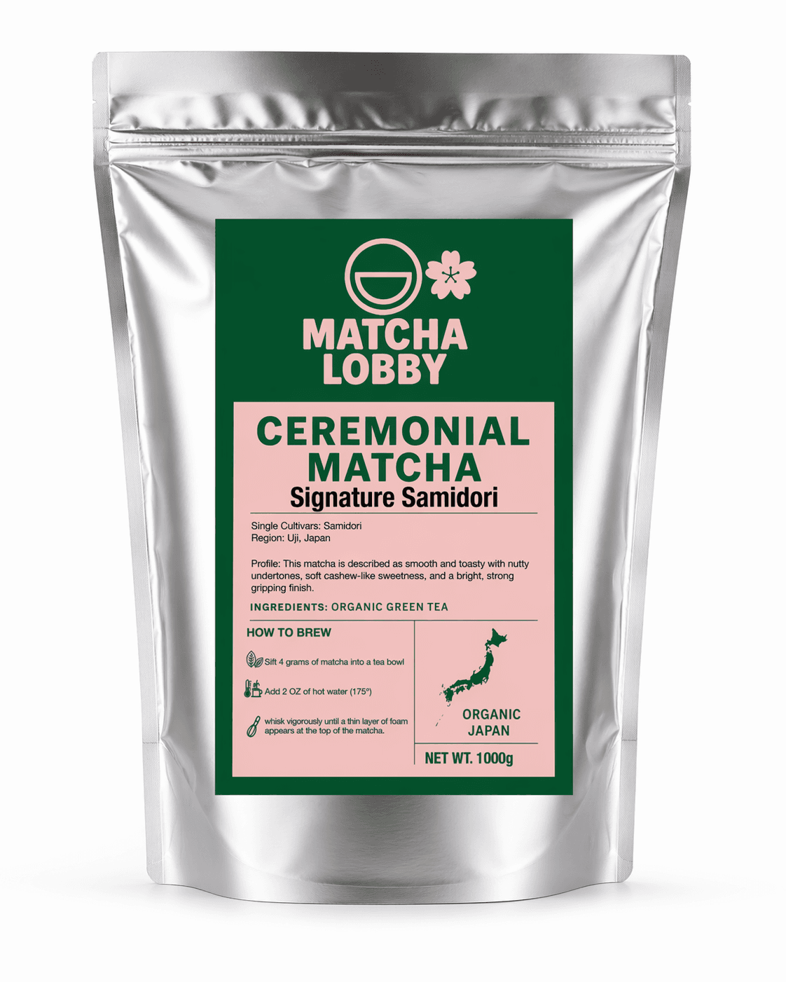 Single Origin Samidori Matcha - 1kg Bulk by Matchalobby