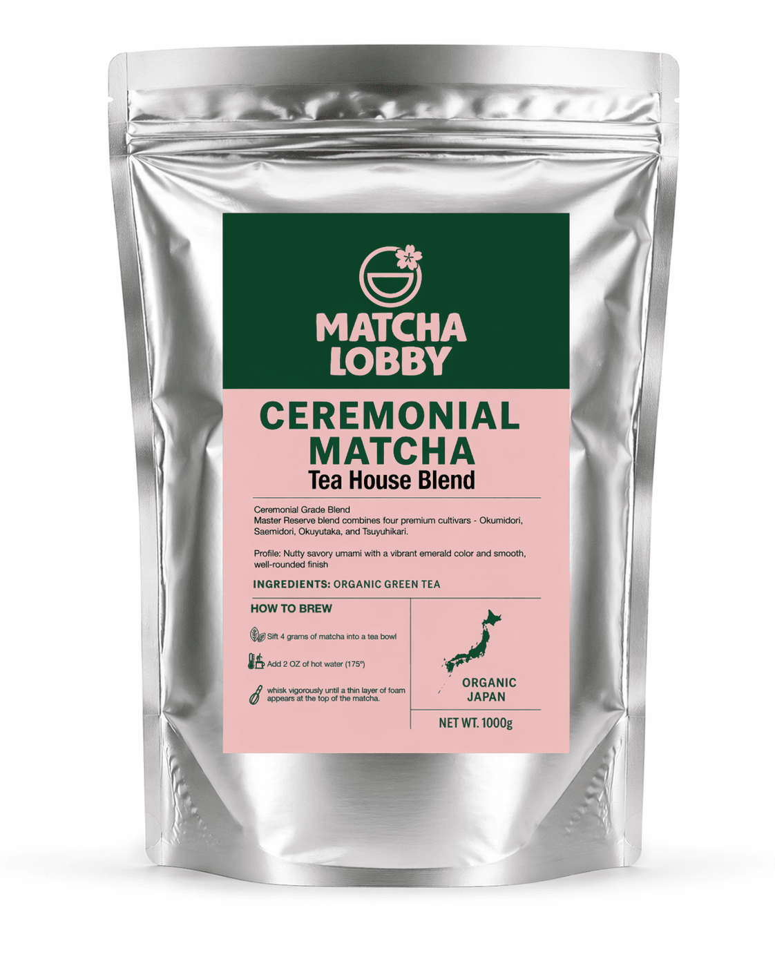 Tea House Ceremonial Blend - 1kg Bulk by Matchalobby