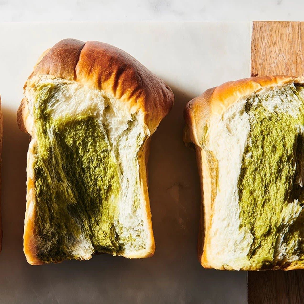 Fresh Matcha Swirl Milk Bread by Aoi Seicha -- matcha product image