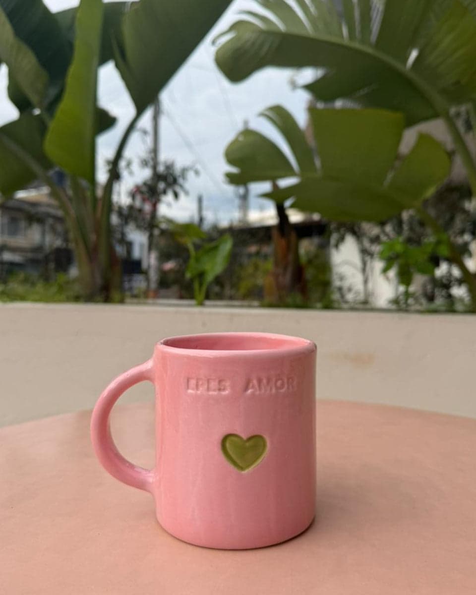 Taza Eres Amor – Taza Pink para Matcha & Ritual Diario by Matchamor -- matcha product image