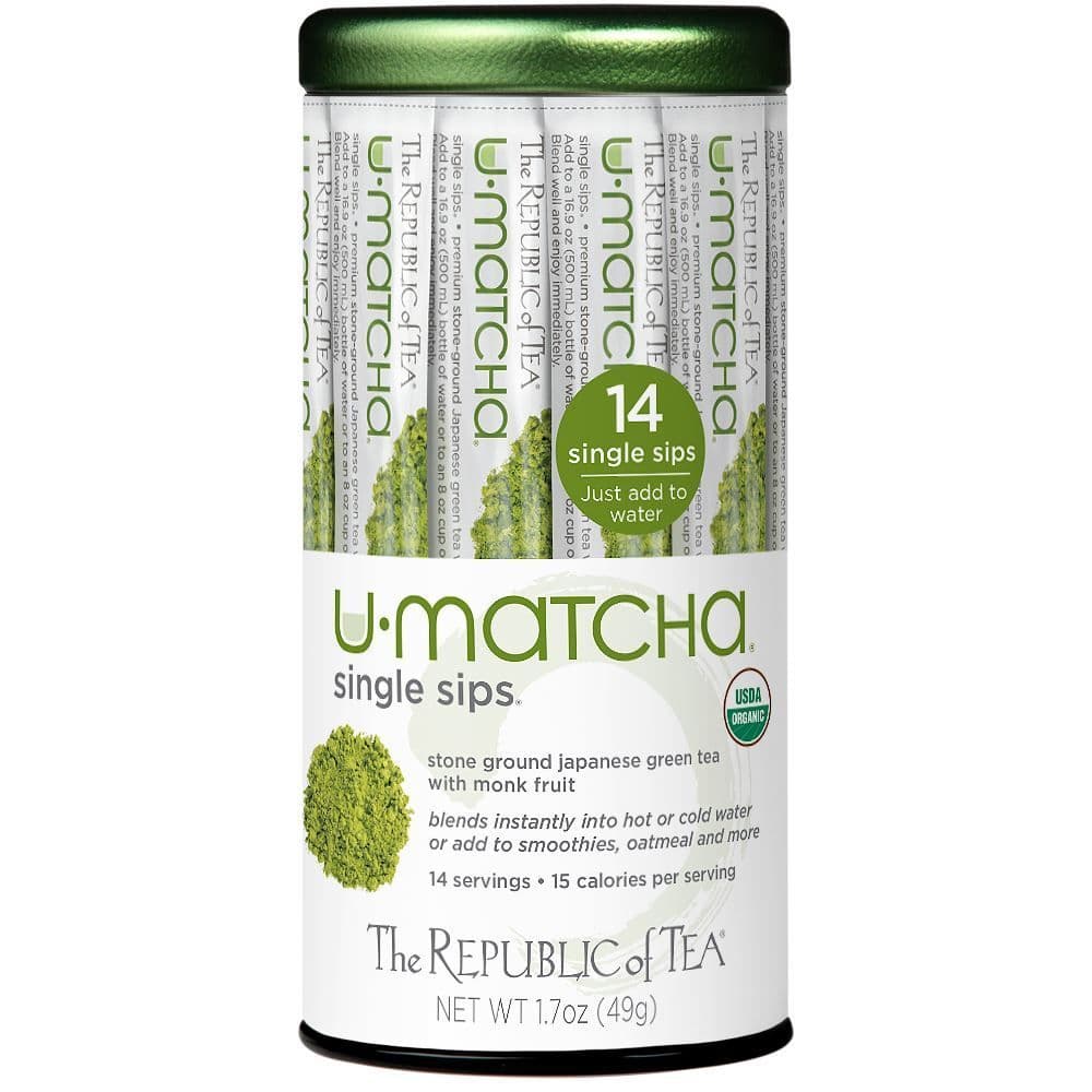 Organic U•Matcha® Single Sips® by The Republic of Tea -- matcha product image