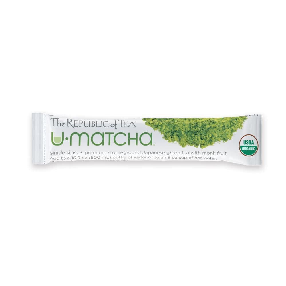 Organic U•Matcha® Single Sips® - 1 Packet by The Republic of Tea -- matcha product image